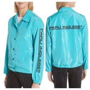 Ashley Williams Parli Inglese Coach Jacket Sz L